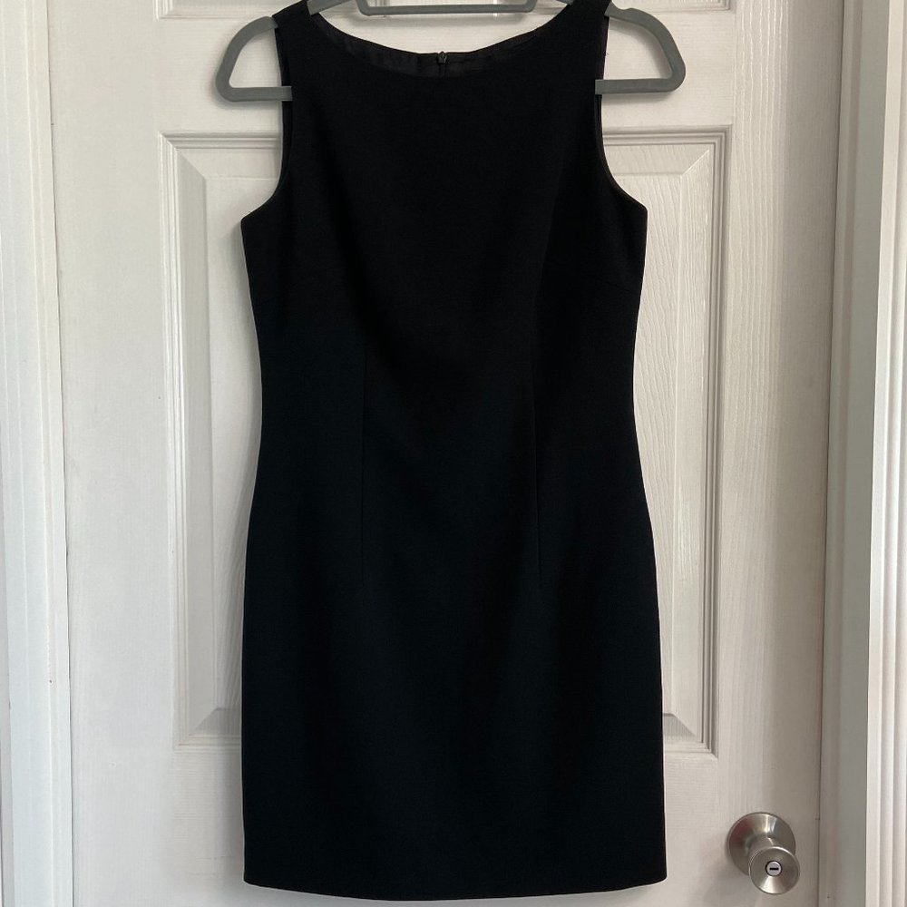 Laundry by Shelli Segal Sleeveless Sheath Dress Size 6 Black Career Office - Picture 1 of 8